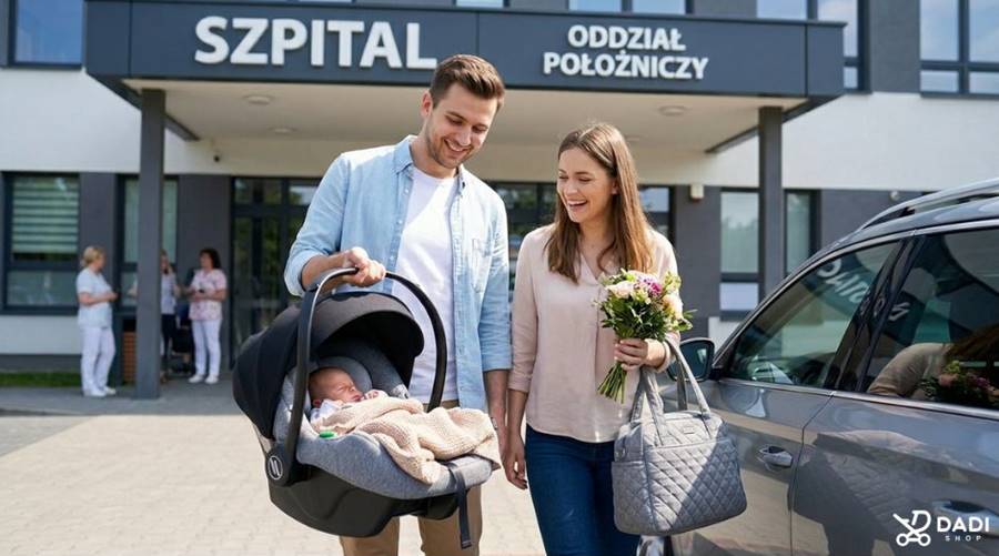 foteliki dla noworodka 0-13 kg powrót ze szpitala bezpieczna podróż dziecka samochodem